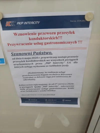 Maciejk5 - Niech się zdecydują czy dają odstęp czy go nie dają xD #intercity #pkp #ko...