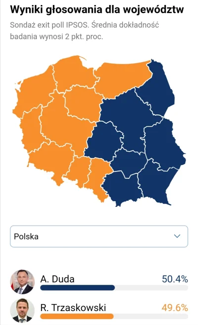 svickova - Polska jest podzielona na pół czy nam się to podoba, czy nie. Na wschodzie...