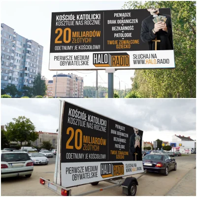 i.....r - Stawiajmy billboardy, niech Polacy wiedzą ile kosztuje ich na prawdę Kośció...