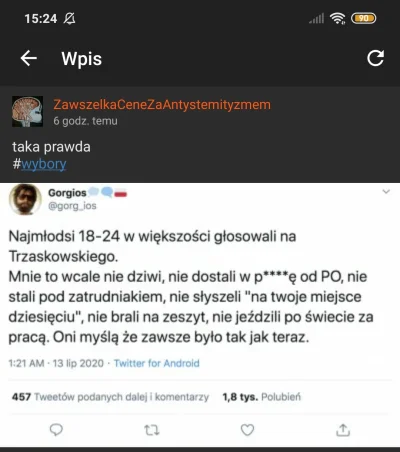 Partyzant91 - Pisowski leming zapomniał wspomnieć, że Trzaskowsko wygrał wśród ludzi ...