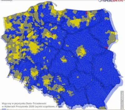 nutka-instrumentalnews - Mirki mapa dla kumatych gdzie #trzask namieszał w II turze.....