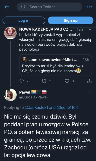 J.....L - Pan Paweł pisowski dziadzio jest bardzo płodny na Twitterze dziś. Nie rozum...