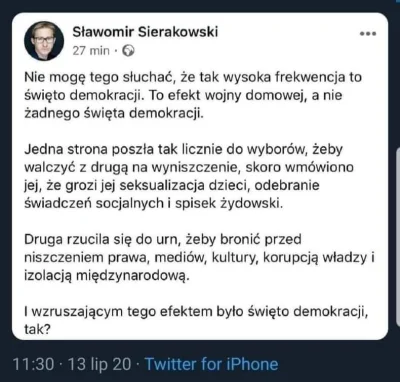 DanielPlainview - Sierakowski bardzo celnie. #wybory #neuropa #polska #polityka