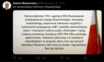 rzep - Przypominam, że PO przegrała wybory dlatego, że nie szanuje swoich przeciwnikó...