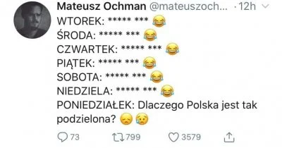 W.....0 - Opozycja od lat jest wyzywana od folksdojczów, zdrajców, złodziei, pedałów,...