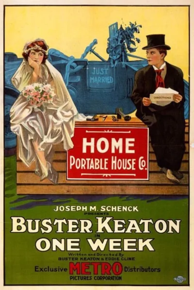 wytrzzeszcz - One week z Busterem Keatonem to świetna komedia
Nagrany w 1920 film op...