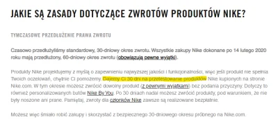 neufrin - Jak to jest ze zwrotem zamówienia z nike.com. Czy to testowanie to tylko pr...