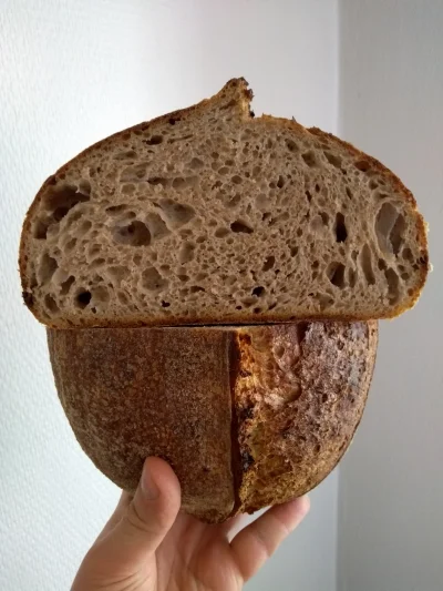 skotfild - Chce ktoś spróbować domowego chleba na zakwasie?
#bojowkapiekarska #piecz...