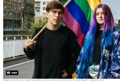kociooka - Kisnę z Wyborczej. "Aktywistka Małgorzata Szutowicz (z lewej)" - nawet oni...