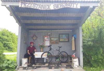 radmen2 - Przystanek w Skajbotach niedaleko Olsztyna ( ͡° ͜ʖ ͡°)
#rowery #podrozujzw...