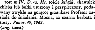 Drogomir - > TOSTER - urządzenie, które robi tosty
OPIEKACZ - urządzenie, które opiek...