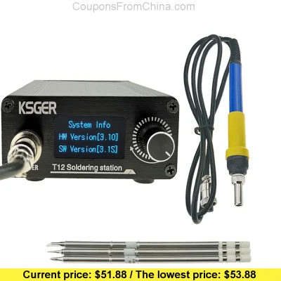 n____S - KSGER T12 STM32 V3.1S Soldering Iron Station - Banggood 
Kupon: BGV3.1S2
C...