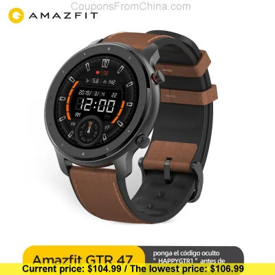 n____S - Wysyłka z Europy!
[Amazfit GTR 47mm Smart Watch Global [EU]](https://bit.ly...