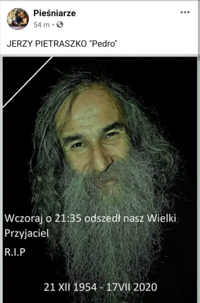 Radiuz - Żegnaj Mistrzu :(

#pietraszko