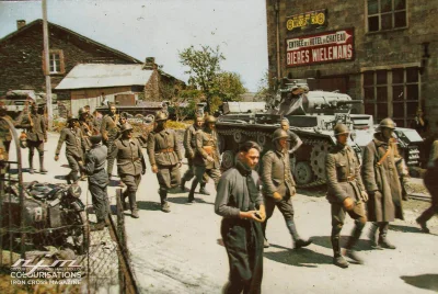 wojna - Niemieckie czołgi z 10. Pułku Pancernego, Belgia.

Lato 1940r.

#iiwojnas...