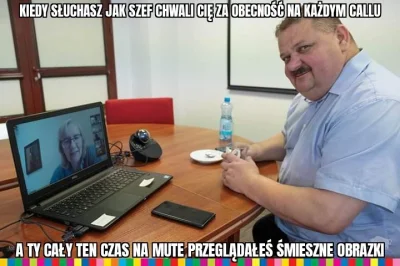 dwojra - #pracbaza #zoom #pracazdalna #humorobrazkowy #polakpremium #januszalfa