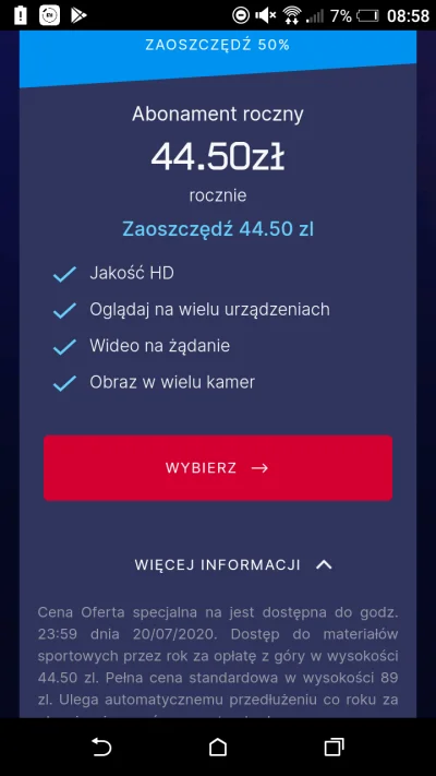 karolisco1 - Promocja 50%na eurosport dziś się konczy

#eurosport #eurosportplayer