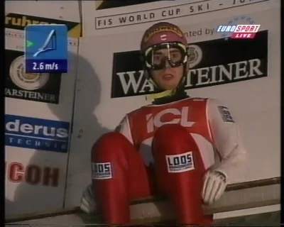 Pierdolec - Łukasz Kruczek tuż przed oddaniem skoku w zawodach PŚ w fińskim Lahti 6.0...