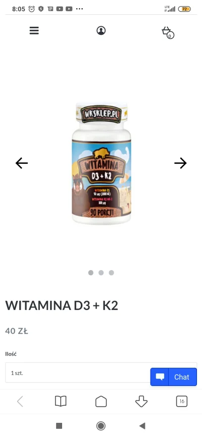 Nekros97 - Chciałem sobie kupić jakąś tanią witaminę D3+K2 i akurat zobaczyłem link d...