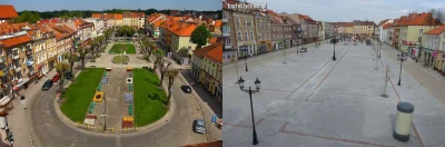 Bramborr - Bartoszyce przed i po betonowacji.