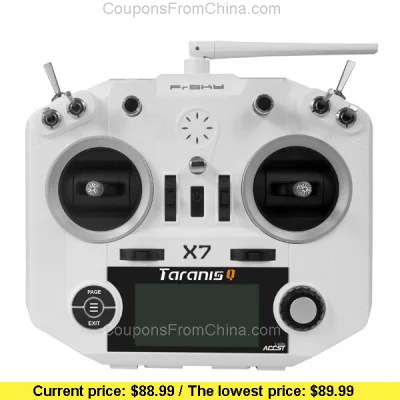 n____S - FrSky TARANIS Q X7 RC Transmitter White - Banggood 
Cena: $88.99 (344,81 zł...