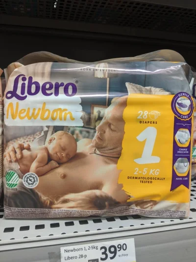 KontoZebyBlokowacSlabeTagi - W Szwecji na opakowaniu pieluch zaprezentowano dziecko z...