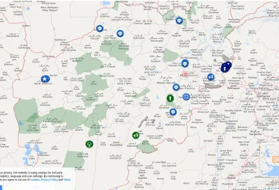 Wolrad - @Herushingu: Tak wygląda mapa Afganistanu ciemne miejsca opanowane przez Tal...