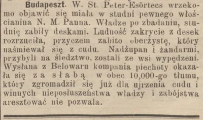 kotelnica - Kurjer Krakowski. R.3, nr 261, 22 lipca 1889 r.
#archiwalia #cud #morder...