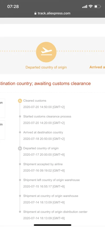 Bel0 - Mirki mam już 3 dzień status „cleared customs” i nic dalej się nie dzieje. O c...
