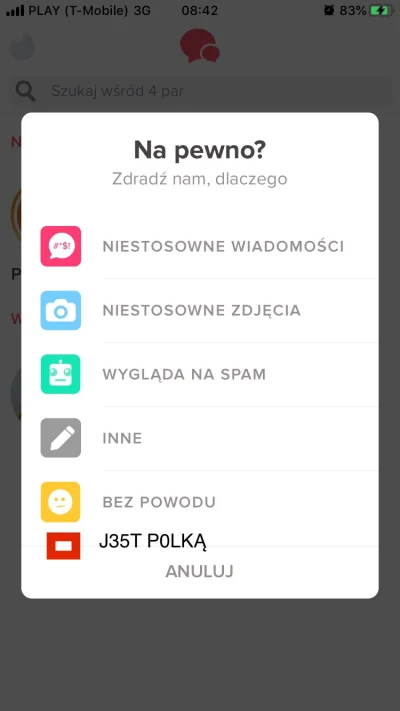 B4DLUCK_P4T - #przegryw #p0lka #tinder #heheszki