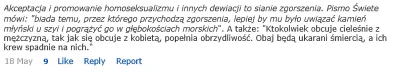 R187 - Bo przecież cytowanie fragmentów o mordowaniu homoseksualistów na poparcie swo...