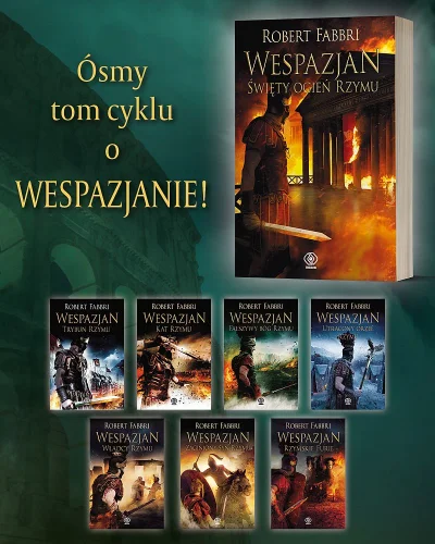 IMPERIUMROMANUM - ZWYCIĘZCY KONKURSU: Wespazjan. Święty ogień Rzymu

Cztery egzempl...