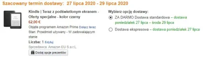 Cyfranek - Pojawiło się kilka czytników Kindle 10 ze zwrotów/używek w cenie 62 EUR (o...