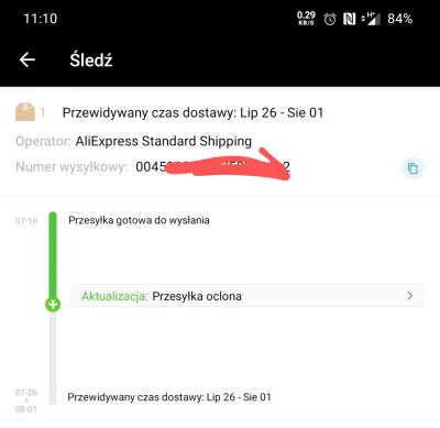 pieskiezycie - #aliexpress
Mirki, w apce Ali mam napisane w trakingu "przesyłka oclon...