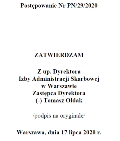 pimpe_k - Przy takich sprawach trzeba podawać nazwisko osoby odpowiedzialnej. W tym p...