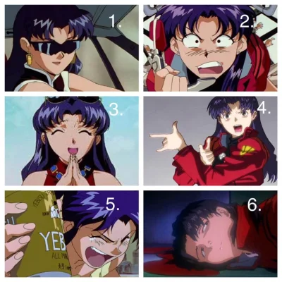 C.....j - A Ty, w skali Misato, jak się dziś czujesz?
#anime #randomanimeshit #evange...