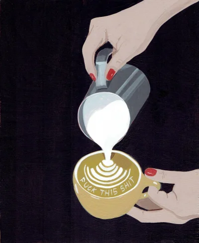 noorey - Javier Mayoral, Latte Art, 2020

#sztuka #art a właściwie #latteart