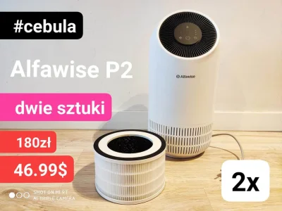 sebekss - cebula i recenzja
DWA oczyszczacze powietrza Alfawise P2 za 180zł❗1sz = 90...