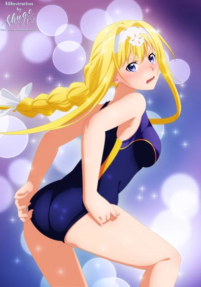 zabolek - #swordartonline #anime #randomanimeshit #aliceschuberg #swimsuit