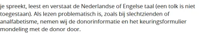 geuze - Zasady oddawania krwi w Holandii XD Ten fragment o analfabetyzmie mnie rozwal...