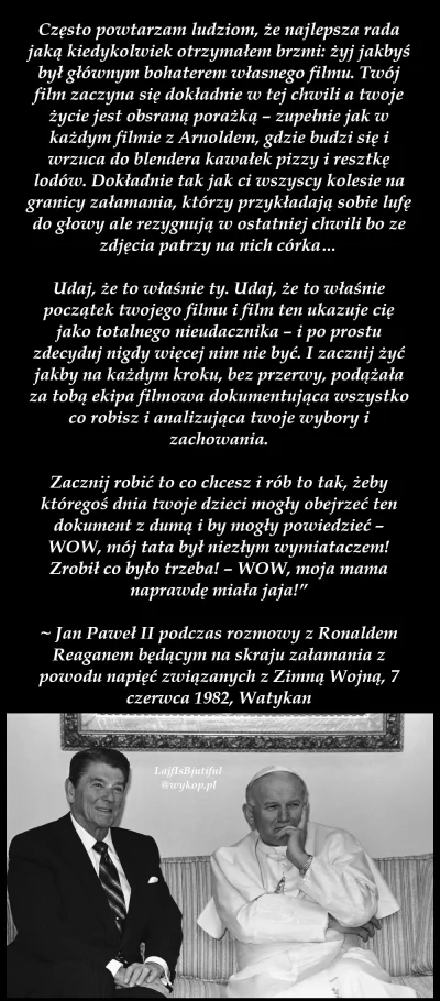 LajfIsBjutiful - W chwilach słabości zawsze warto wspomnieć sobie słowa wielkich ludz...