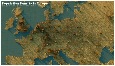 ZapomnialWieprzJakProsiakiemByl - Gęstość zaludnienia w Europie.
Wiecej znajdziecie ...