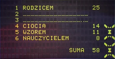 cmhqwidget - Odwrotna Familiada cz. 25

Wejściówka

Zasady: Masz odpowiedzi, zgad...