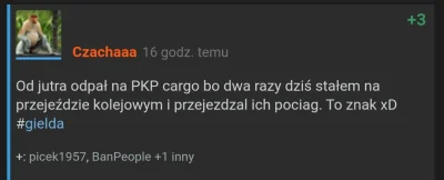 C.....a - A wy co? Dalej kreski na wykresach rysujecie? xD
#gielda #poteznyinwestor