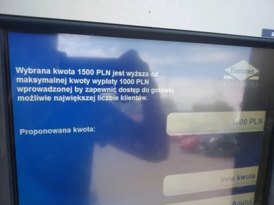 dwa_szopy - Co za debil wymyślił takie niskie ograniczenie w bankomacie?
#bankomat #e...