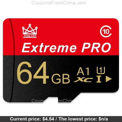 n____S - Micro SD Card 64 GB Class 10 - Aliexpress 
Cena: $4.54 (16,98 zł)


#kup...