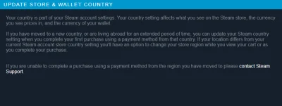 Rizek - Valve has recently made changing your store country more strict, which requir...