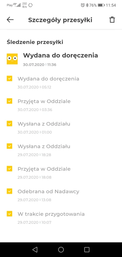 Vittu - @Bananowy_Gerwant: czemu u mnie jest 2 razy wydana do doręczenia?