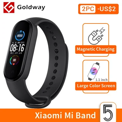 polu7 - Xiaomi Mi Band 5 Smart Bracelet - Aliexpress
Cena: 25.77$ (96.62 zł) + wysył...