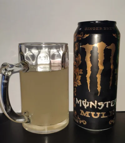 z.....e - Monster Mule Ginger Brew, dostępny już u nas na stacjach benzynowych Orlen....